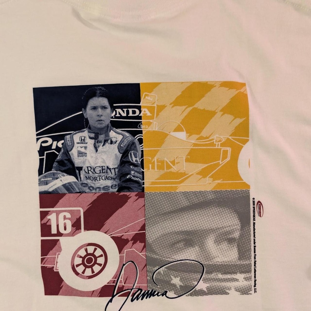 2005 White Danica Patrick NASCAR Gildan Ultra, size XL